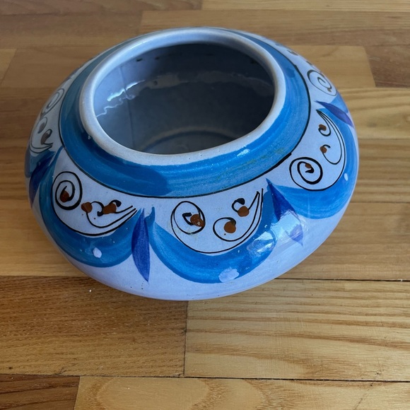 Vintage Mexican pottery bowl/planter. Signed - Picture 3 of 10